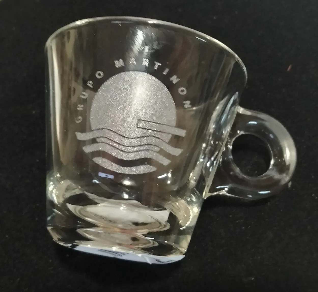 Grabado Laser Cristal Taza Cortado Grupo Martinon