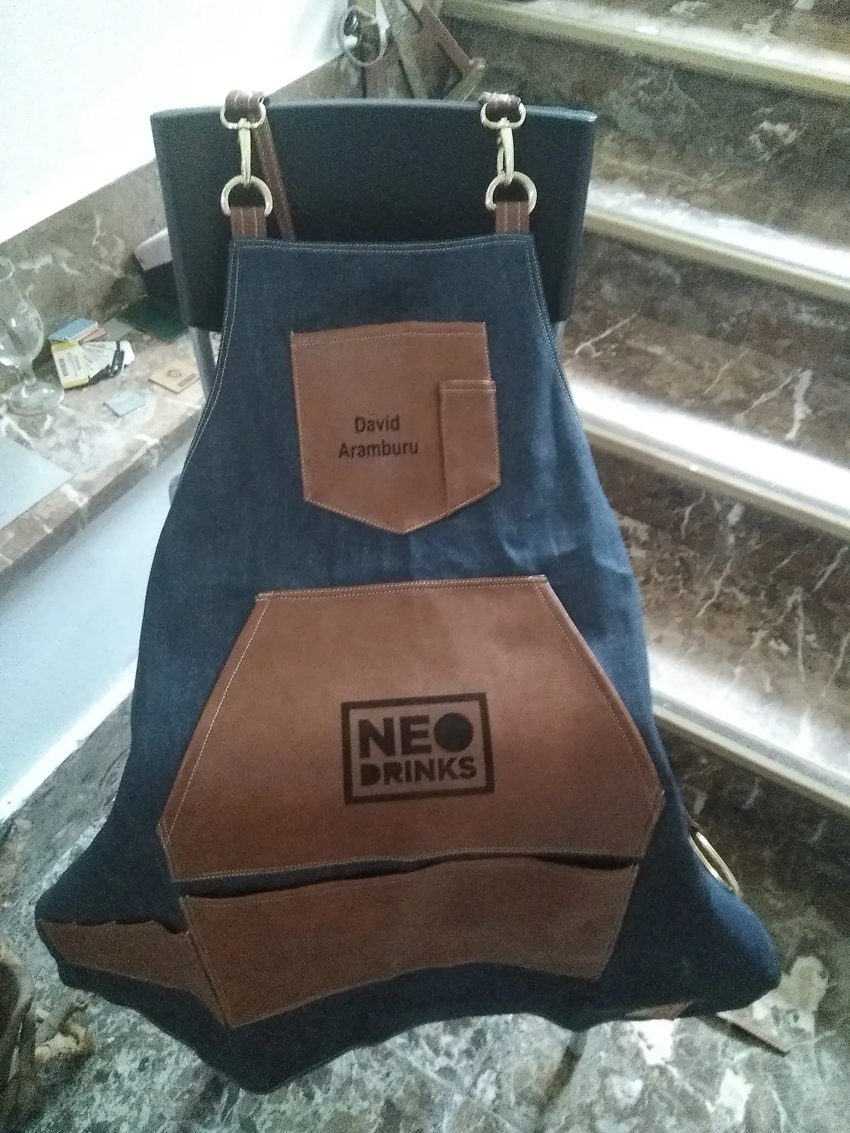 Delantal Cuero Personalizado