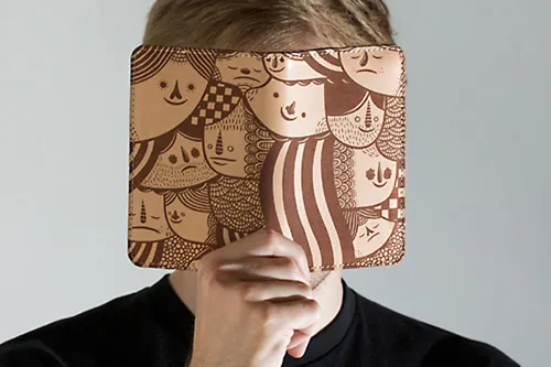 Grabado Laser Cuero Piel Madrid 005