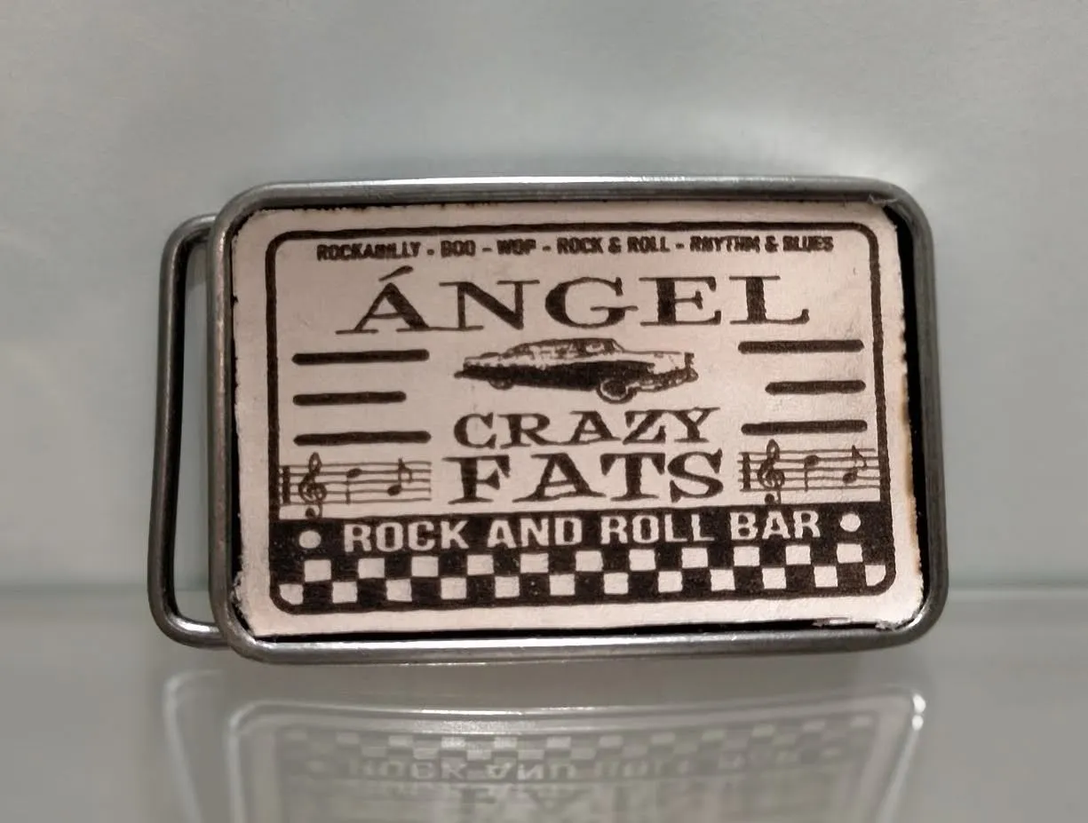 Hebilla Cuero Grabado Y Corte