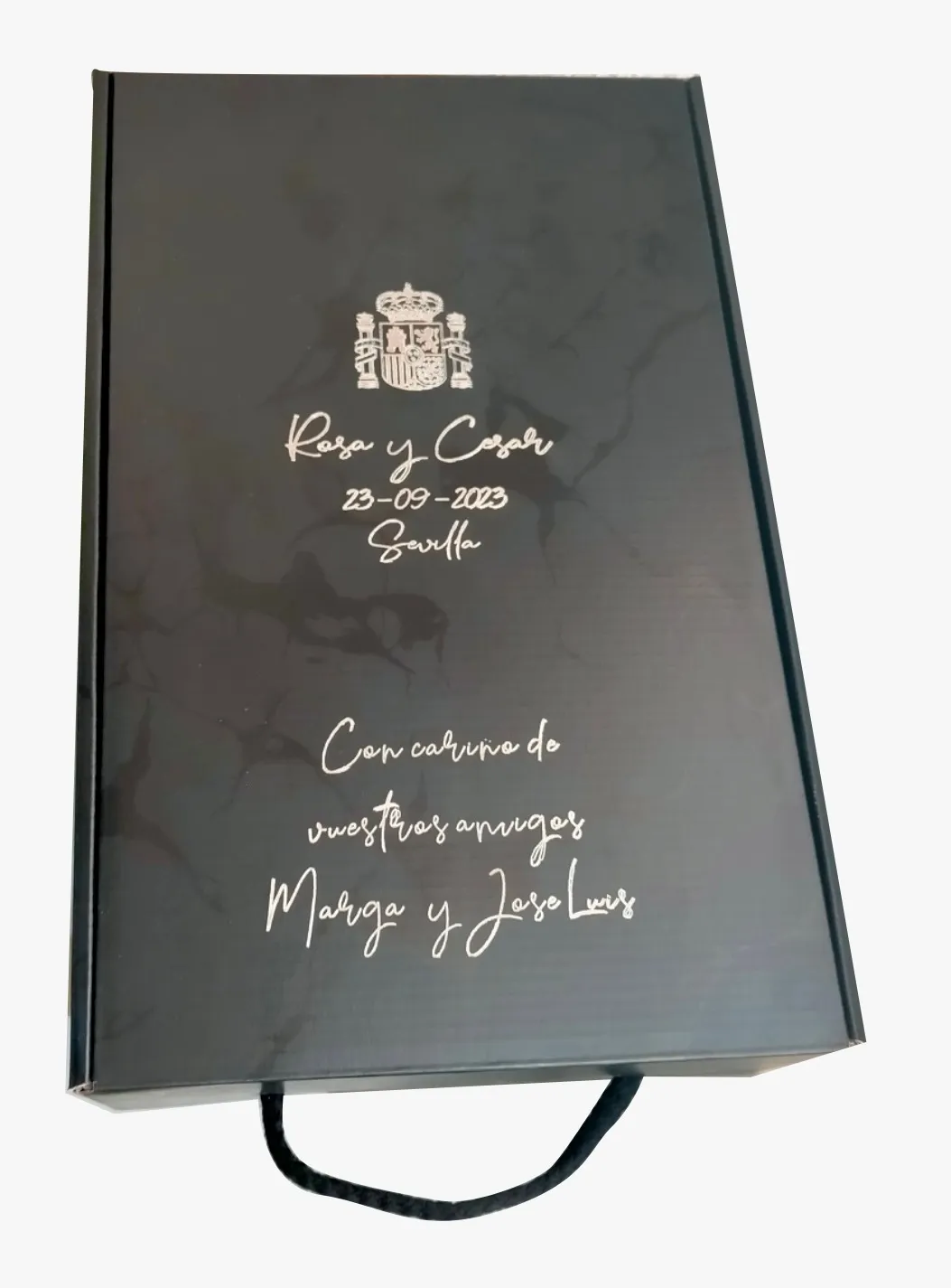 Ejemplo Caja 2 Copas Diseno Con Botella