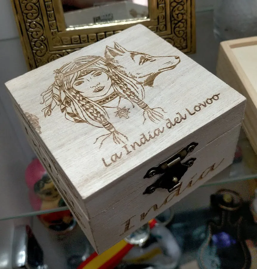 Caja Madera La India Del Lovoo