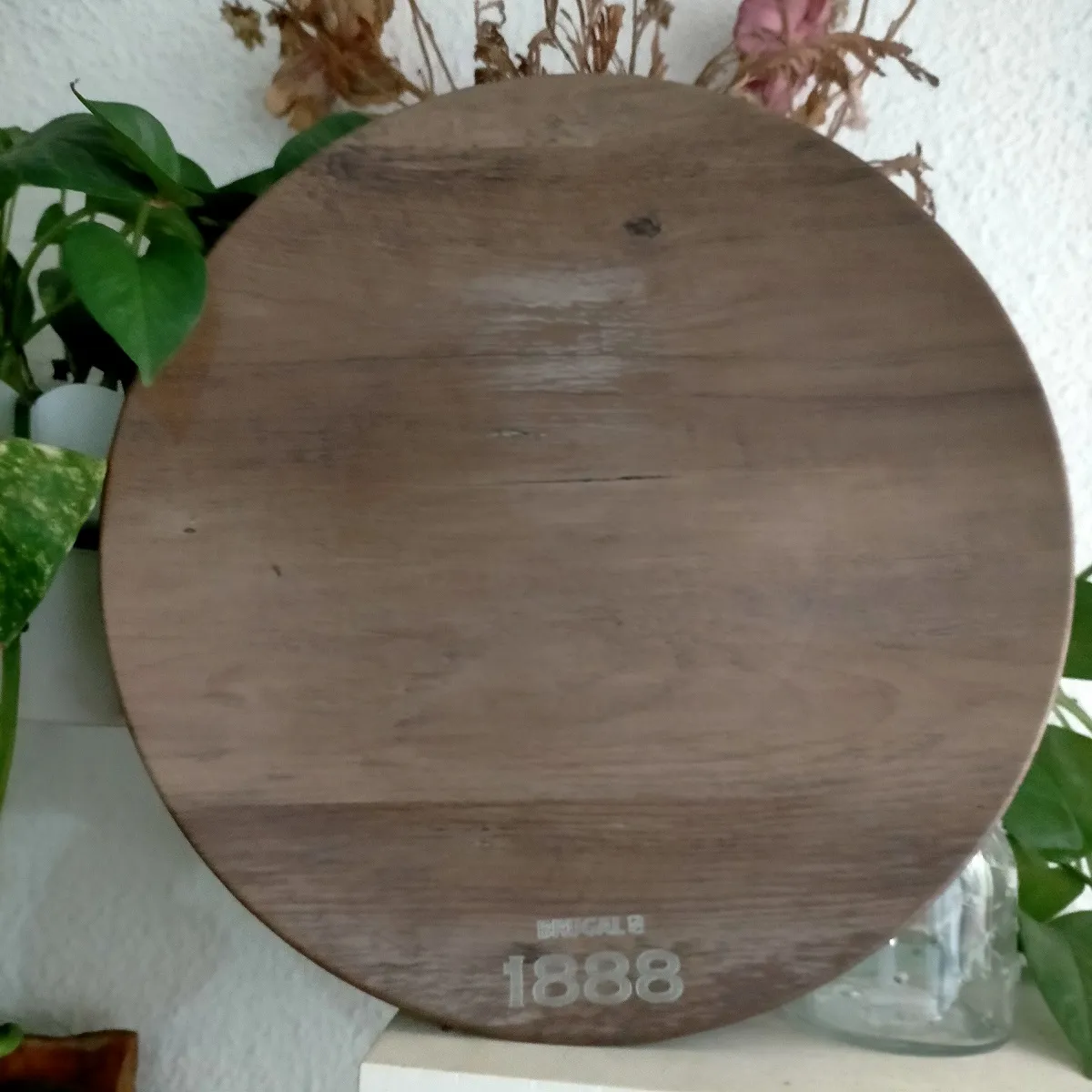 Grabado Laser Madera Tapa Ron Brugal 1888