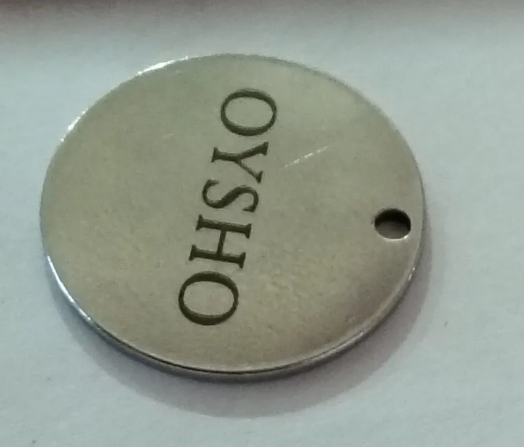 Grabado Laser Metal Chapa Oysho Personalizada