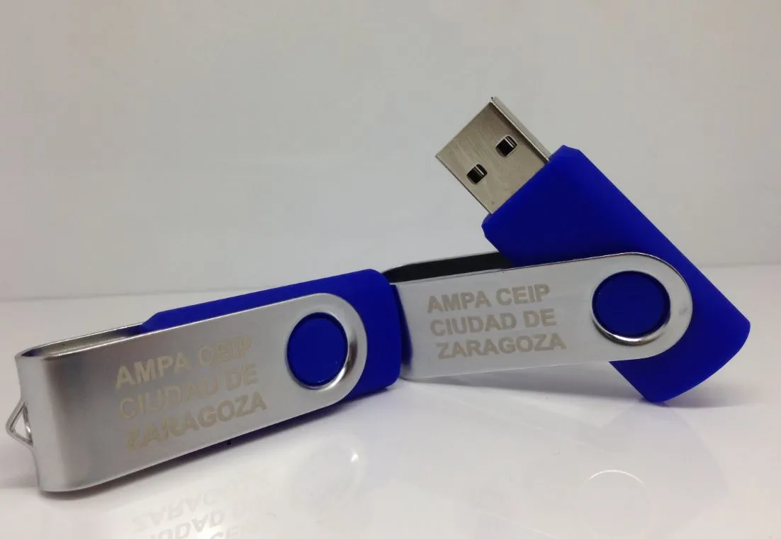 Usb Pendrive Ampa Zaragoza Grabación Con Laser