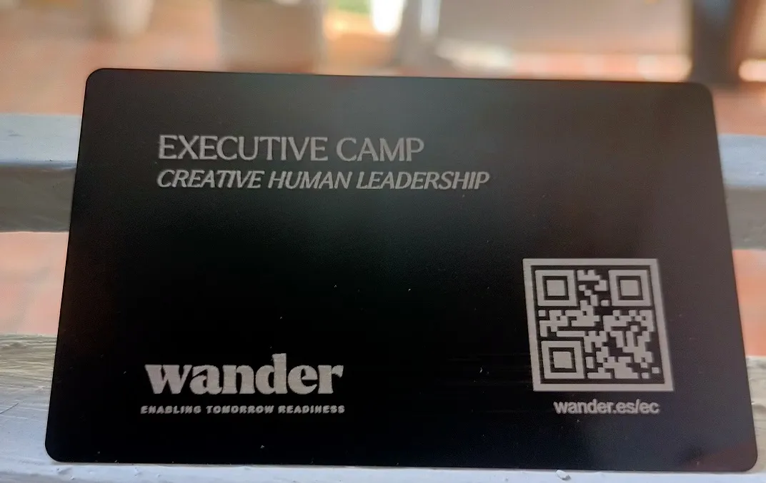 Grabado Laser Tarjeta Metalica Publicitaria Wander Qr